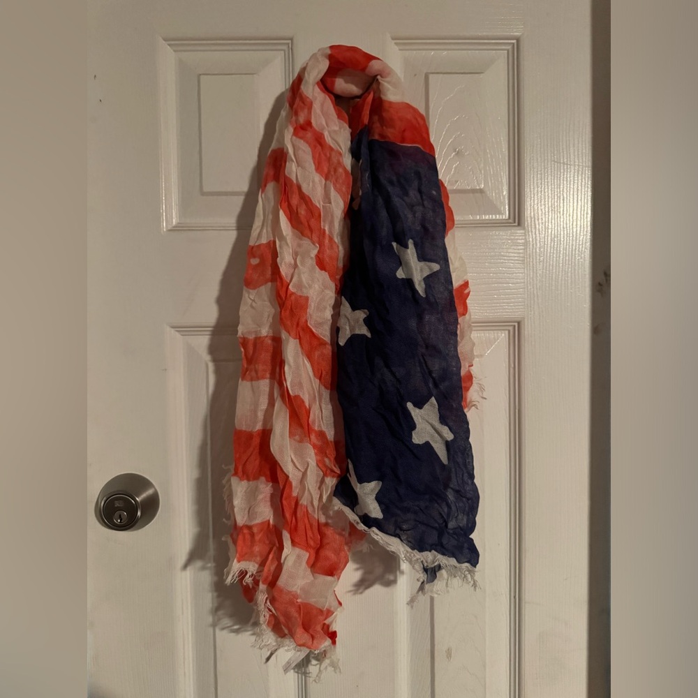 American flag scarf